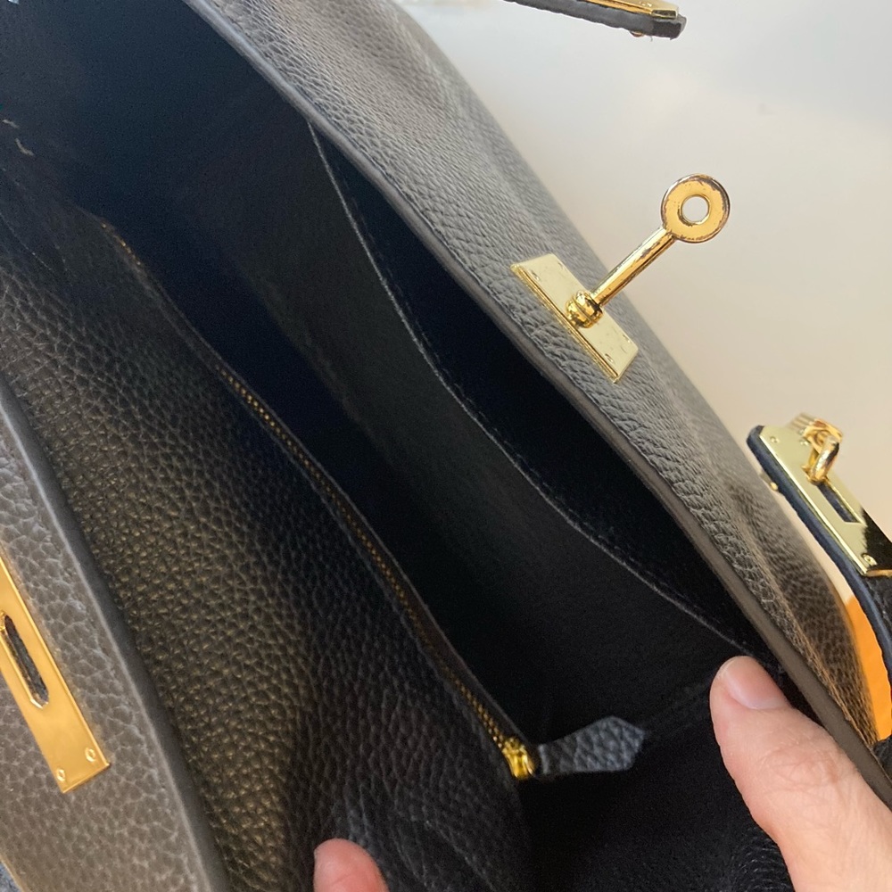 CLASSIC SATCHEL BAG - BLACK - Picture 8 of 10